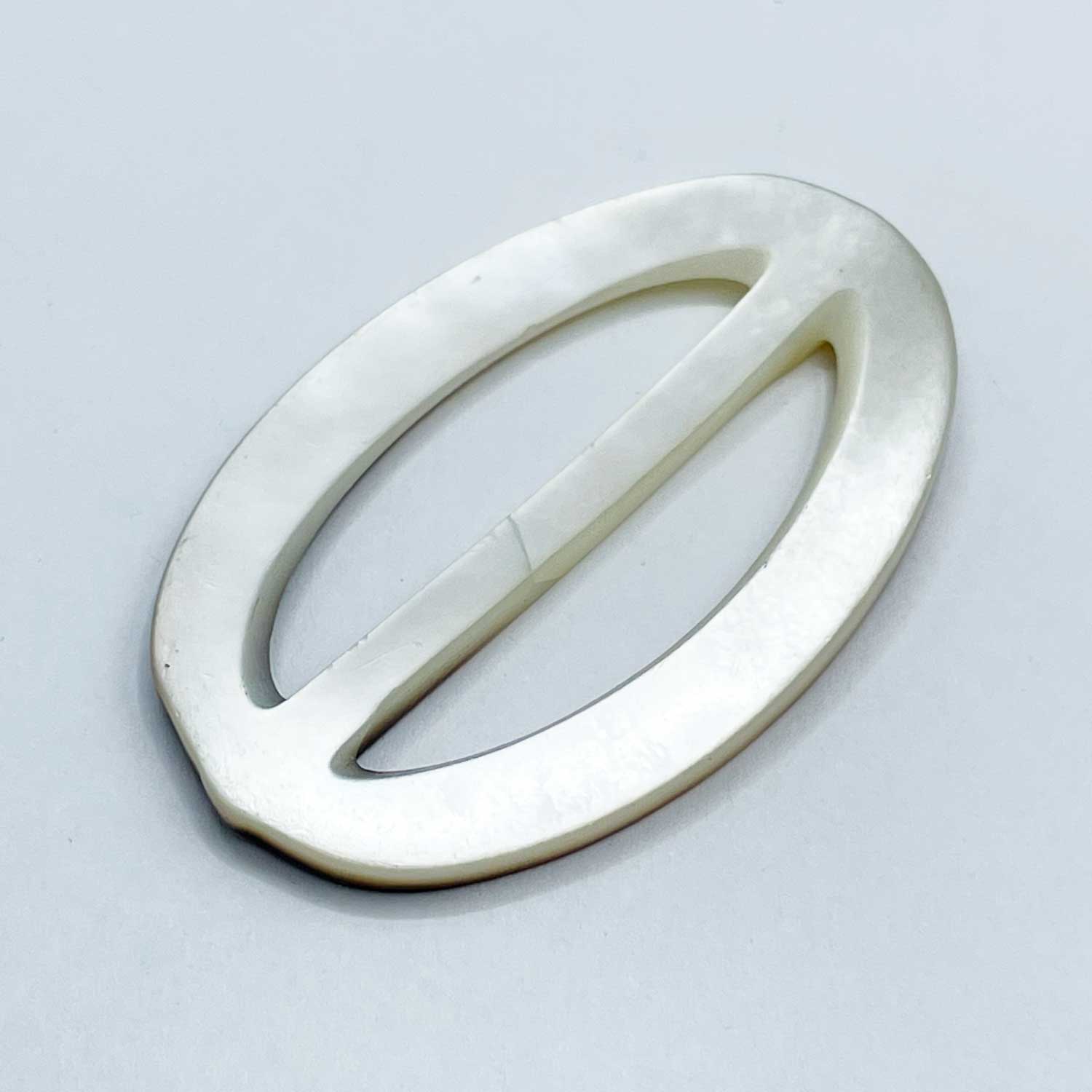 1930s mother of pearl belt buckle