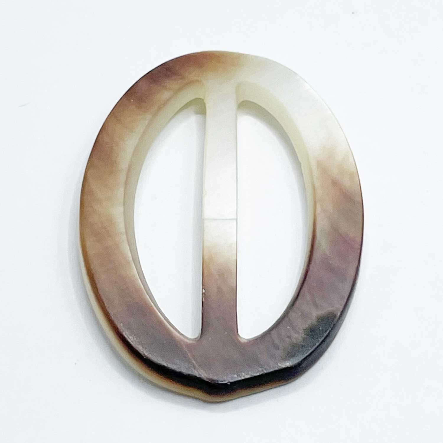 1930s mother of pearl belt buckle