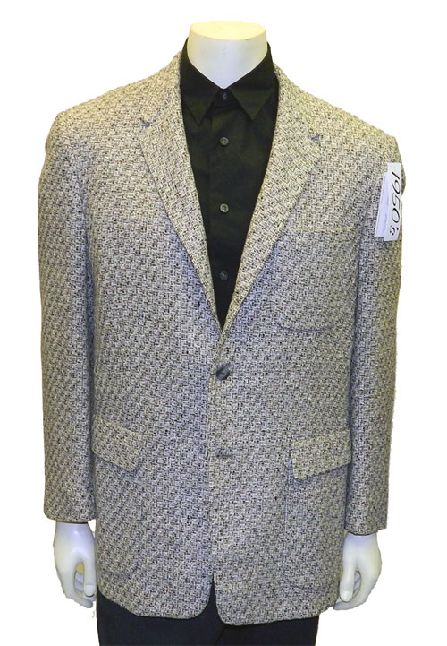 Vintage 1950's salt and pepper tweed blazer