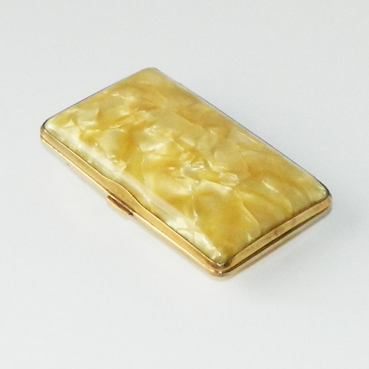 Vintage celluloid pill box