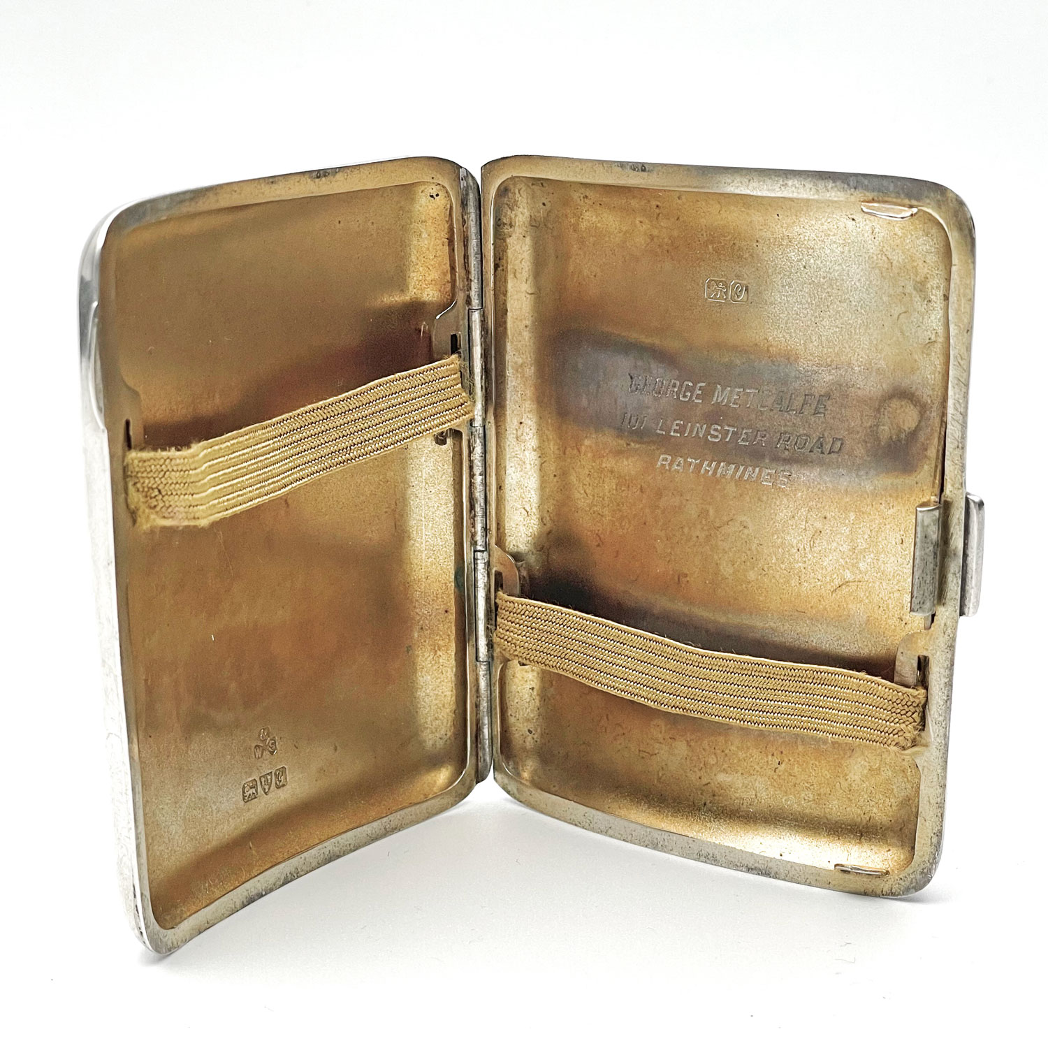 Vintage Sterling Silver Cigarette Case