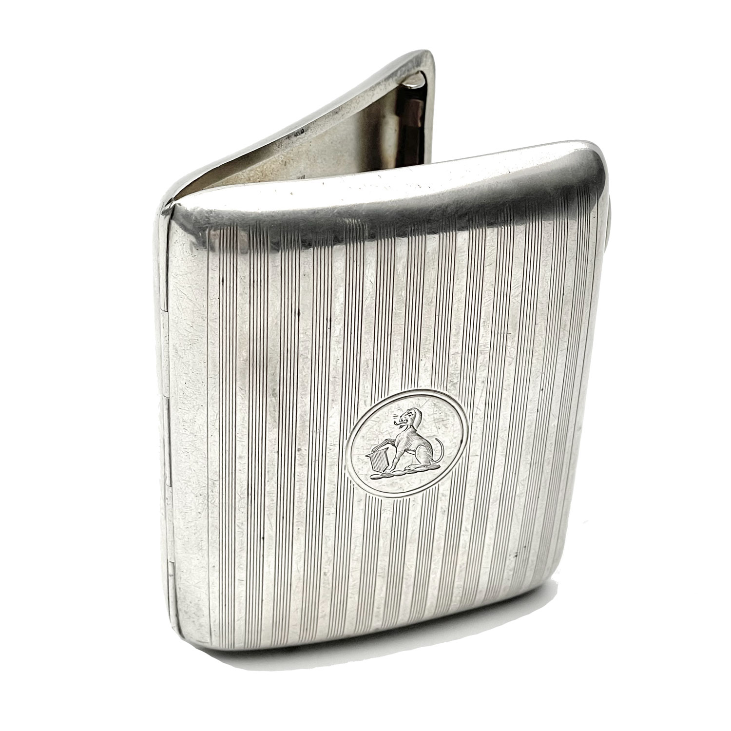 Vintage English Silver Cigarette Case