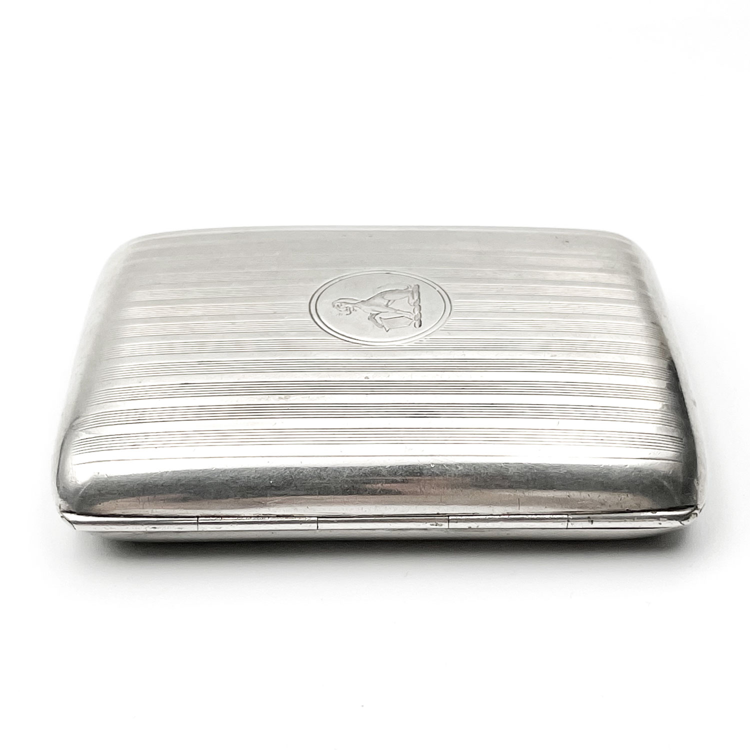Vintage English Silver Cigarette Case