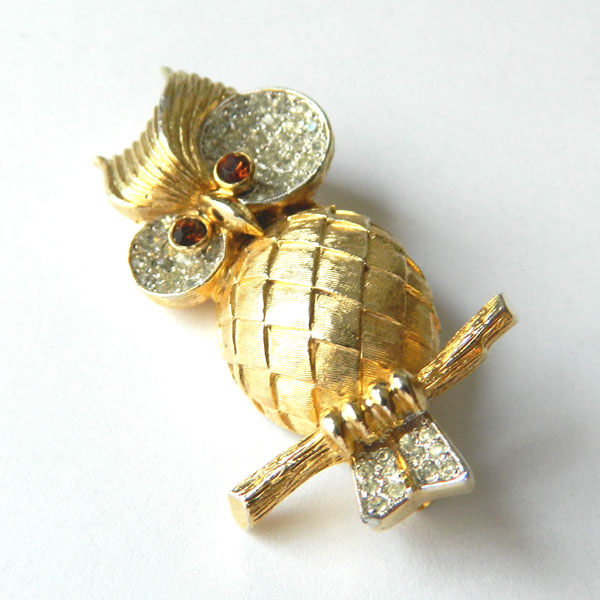 Panetta owl brooch