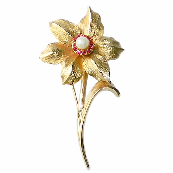 Marcel Boucher flower brooch