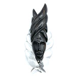 Elzac lucite figural brooch