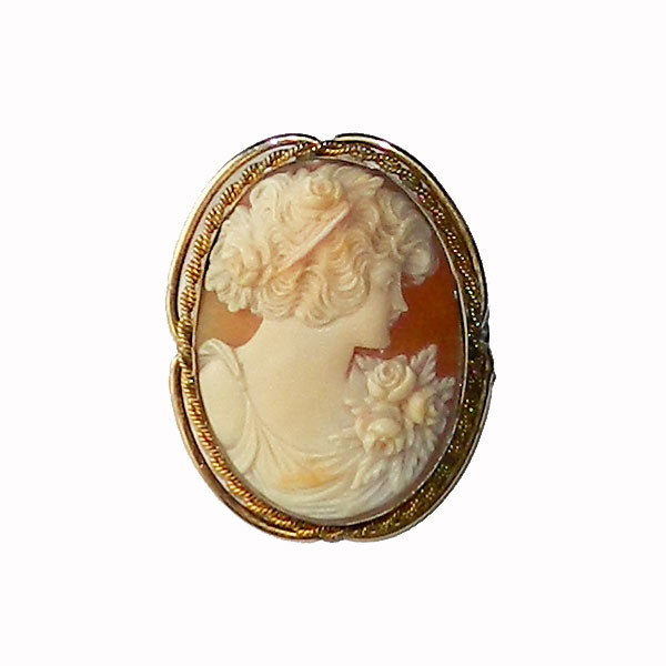 antique cameo brooch