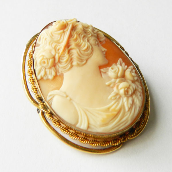 antique cameo brooch