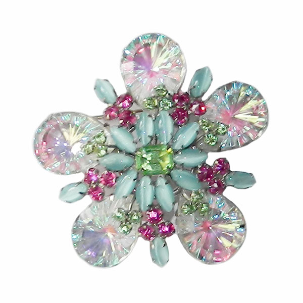 Schreiner rhinestone brooch