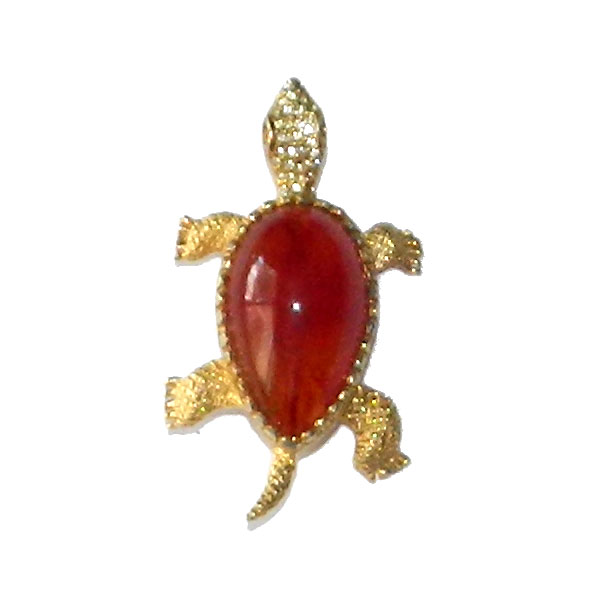 Hattie Carnegie turtle brooch