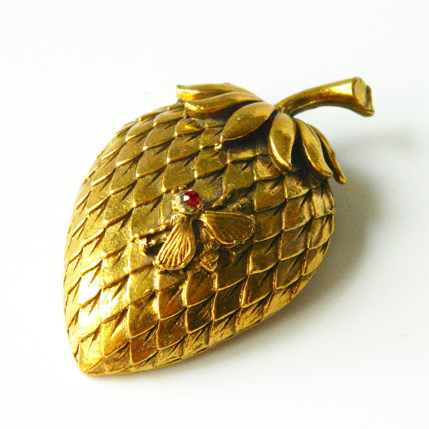 Original by Robert strawberry brooch