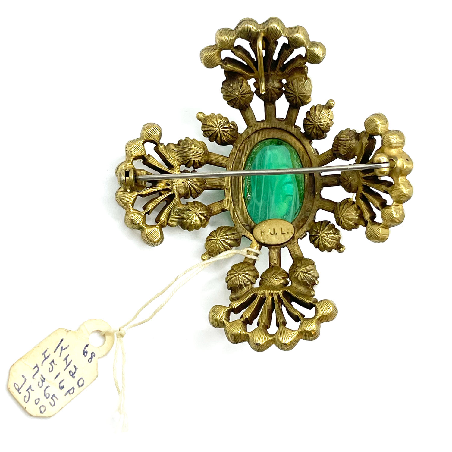 Kenneth J Lane brooch