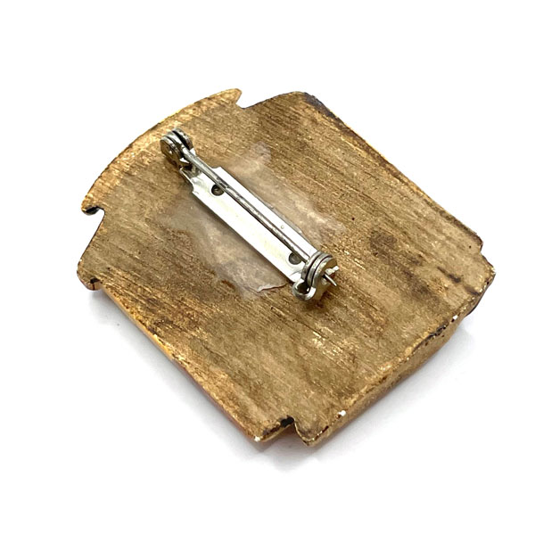 vintage cable car brooch