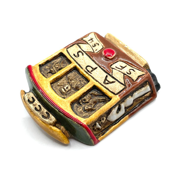 San Francisco cable car brooch