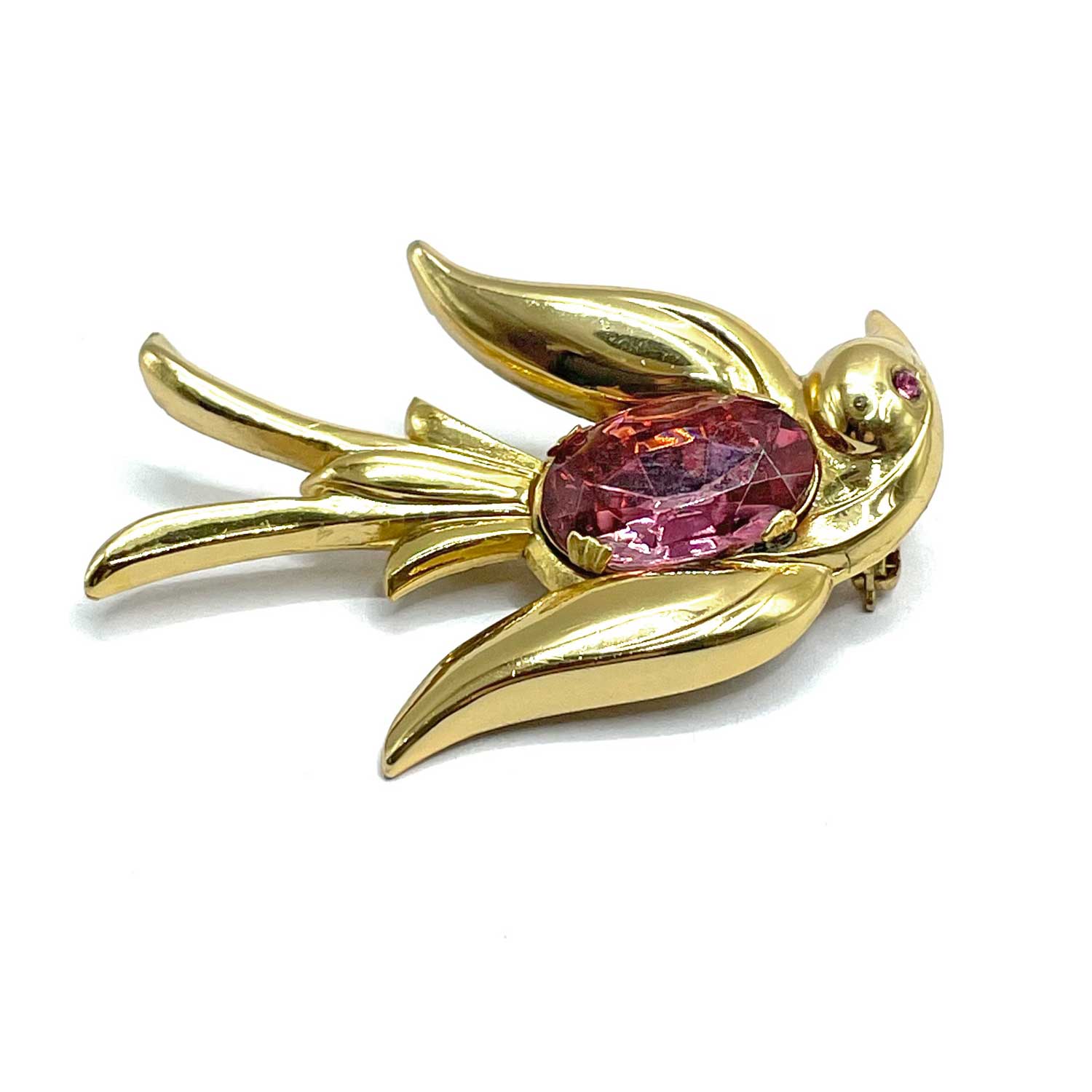 Coro swallow bird brooch