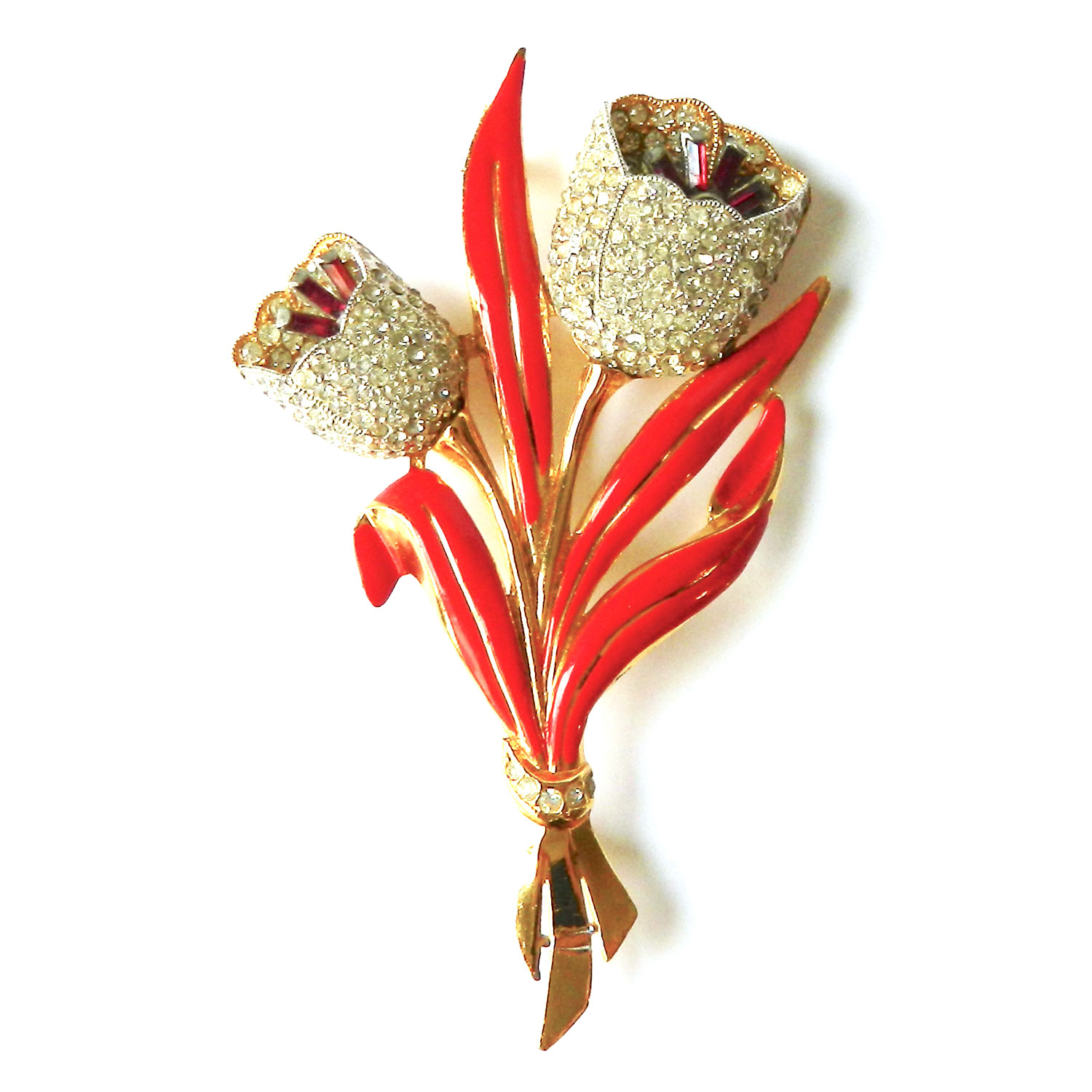 1940's Coro trembler brooch