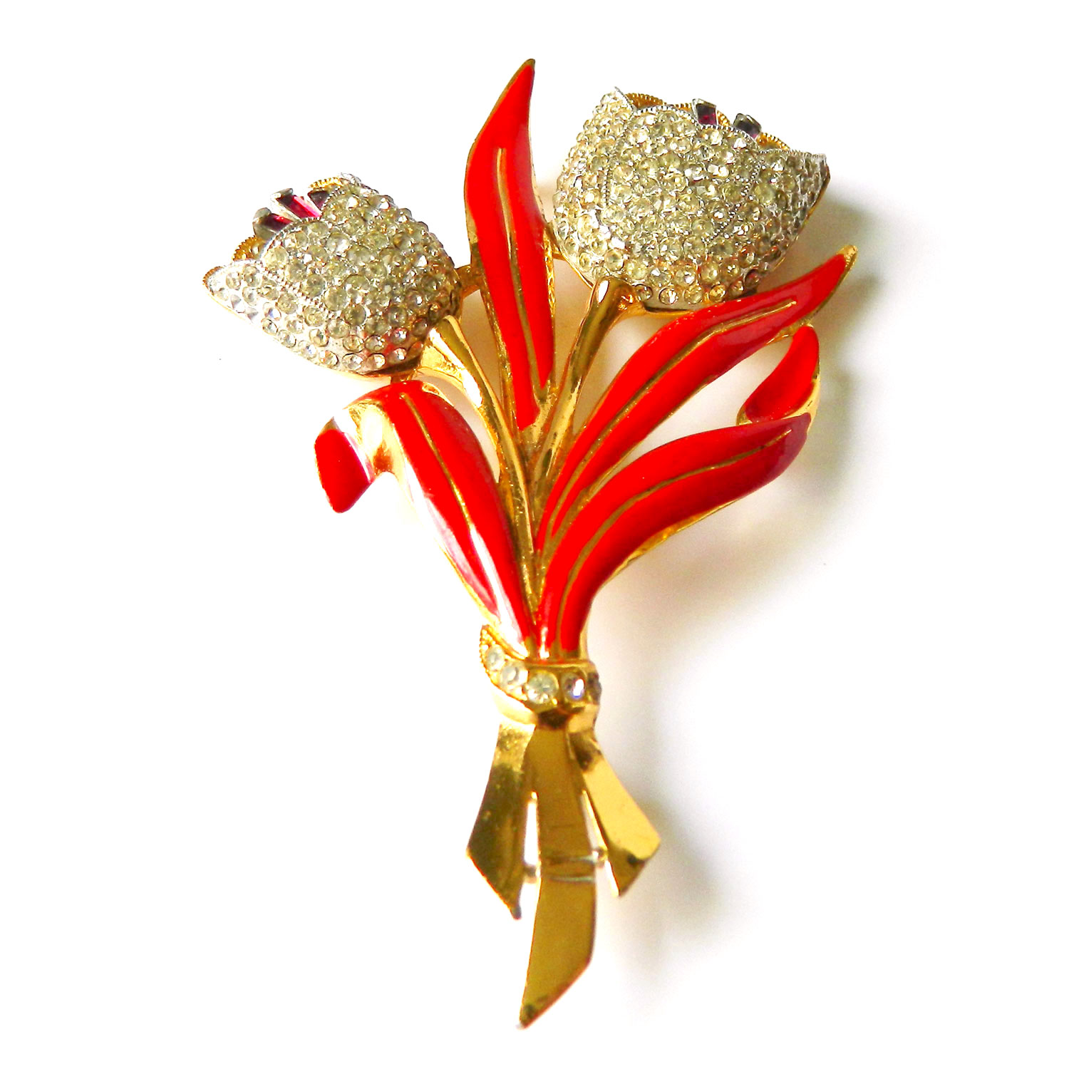 1940's Coro trembler brooch