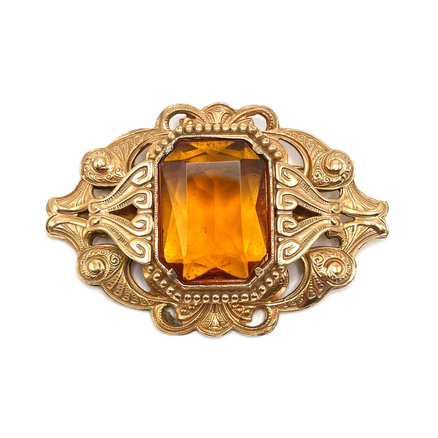 Victorian Antique bear brooch