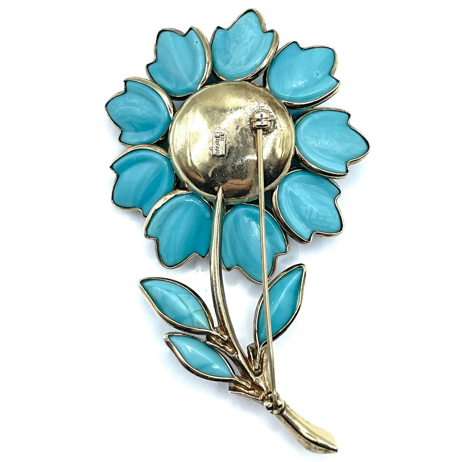 Trifari Flower Brooch