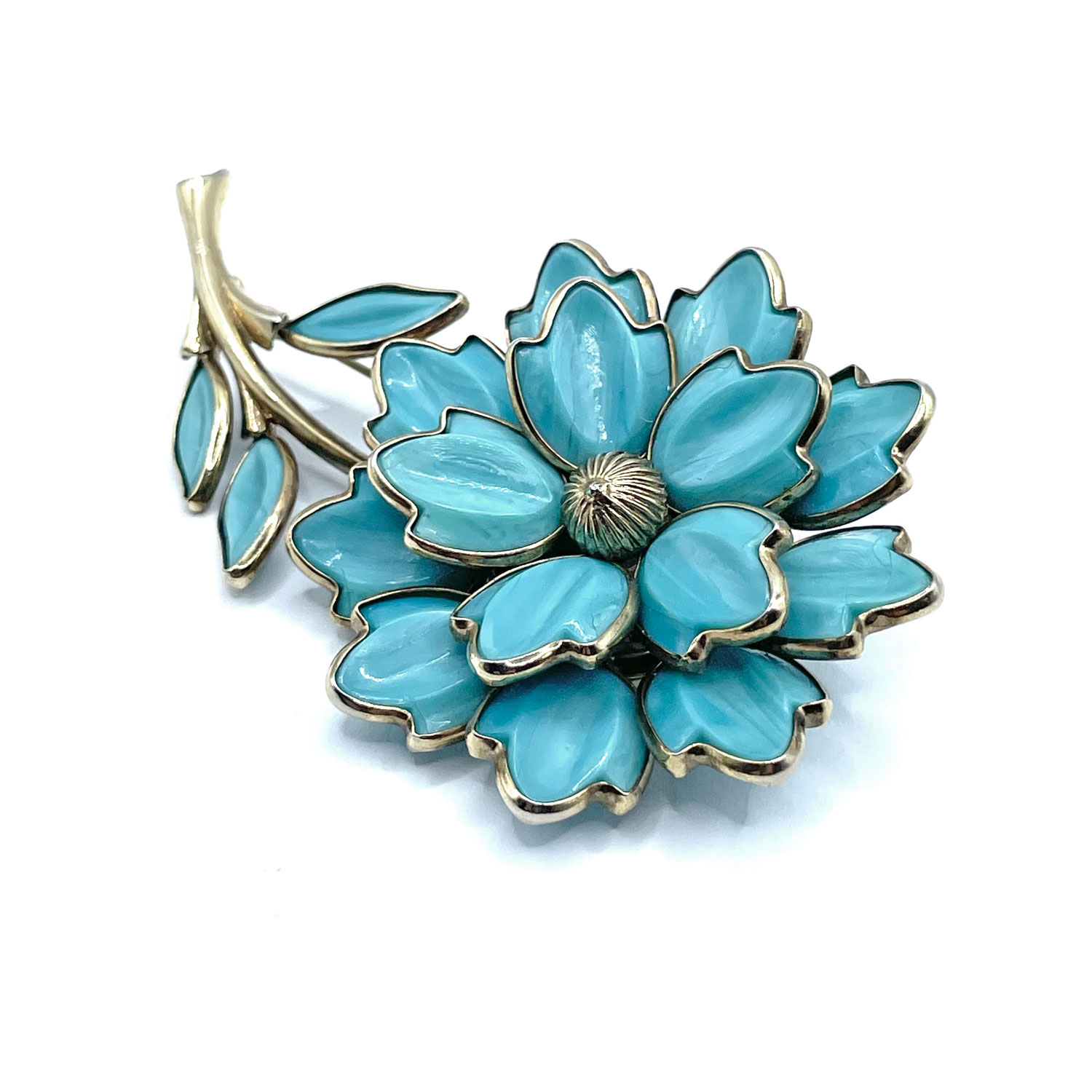 Trifari Flower Brooch