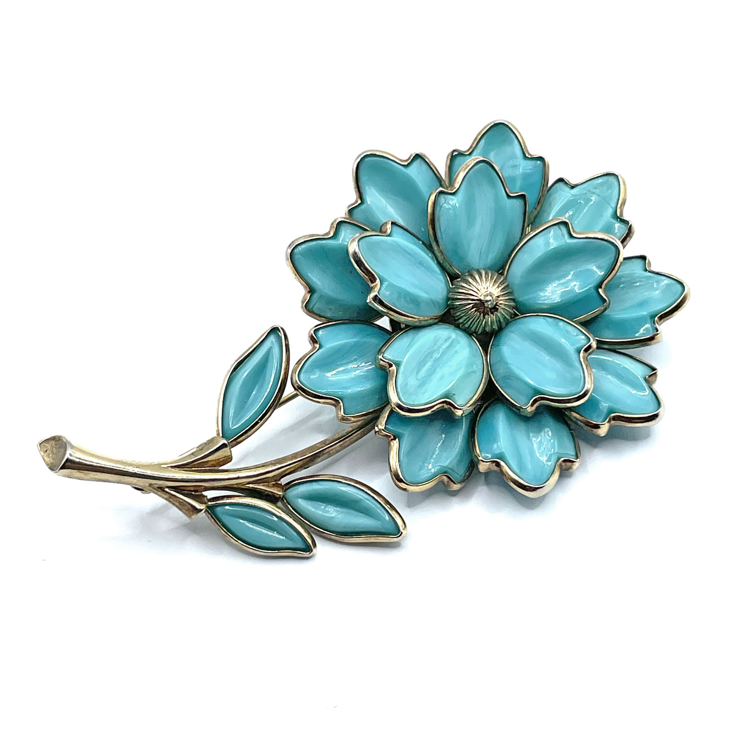 Trifari Flower Brooch