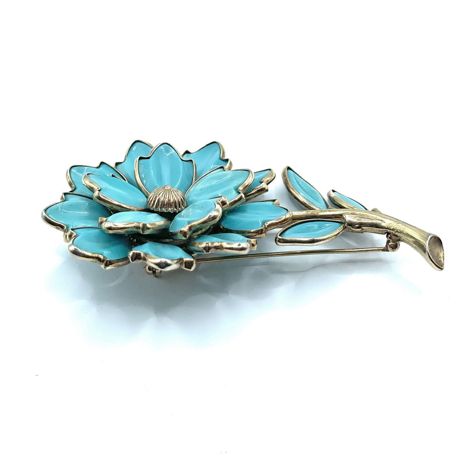 Trifari Flower Brooch