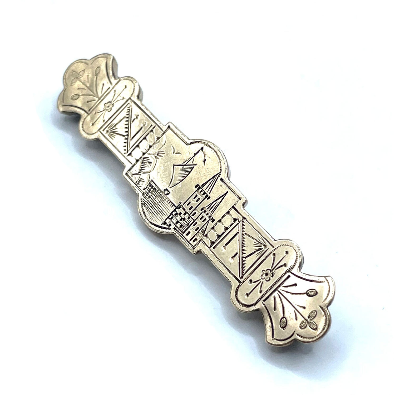 Victorian gold filled bar pin