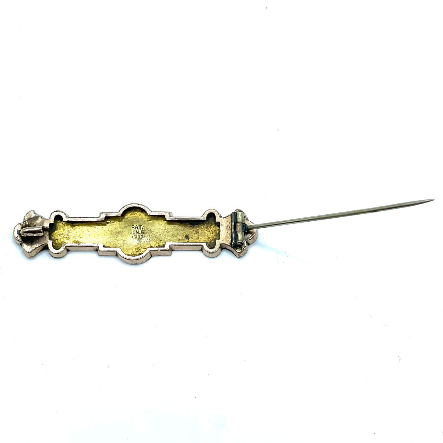 Victorian gold filled bar pin