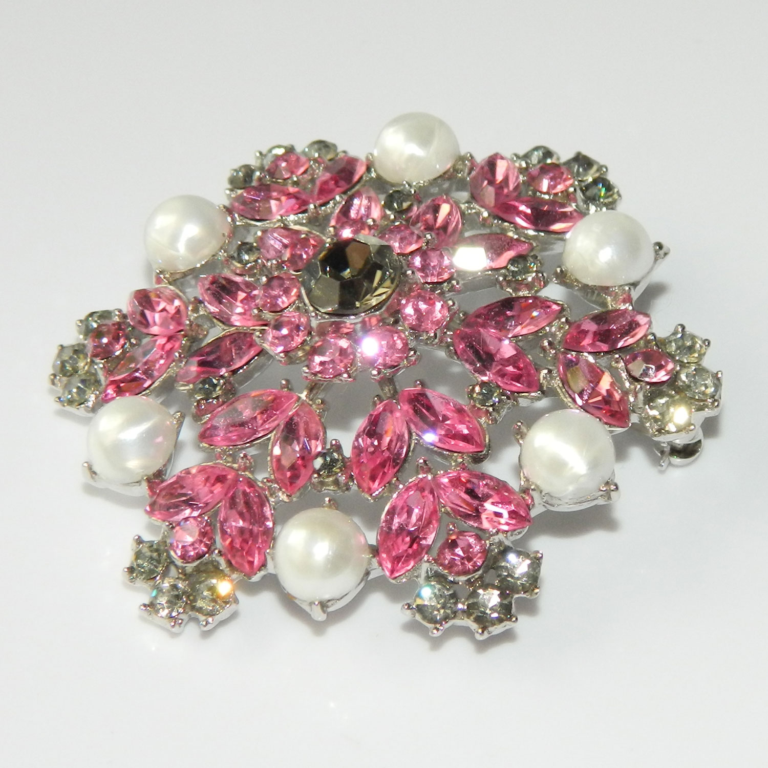 Trifari Flower Brooch