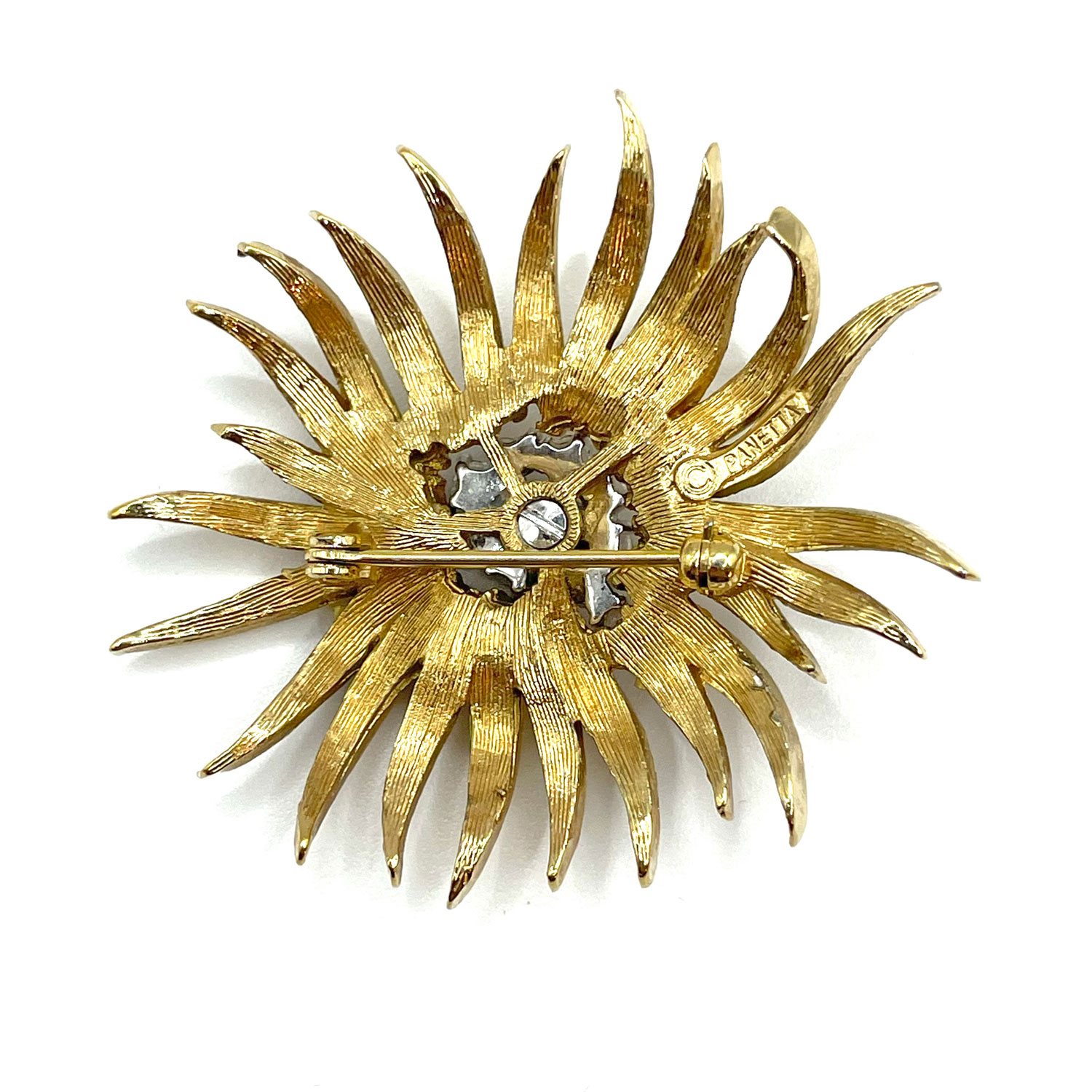 Vintage Panetta rhinestone brooch