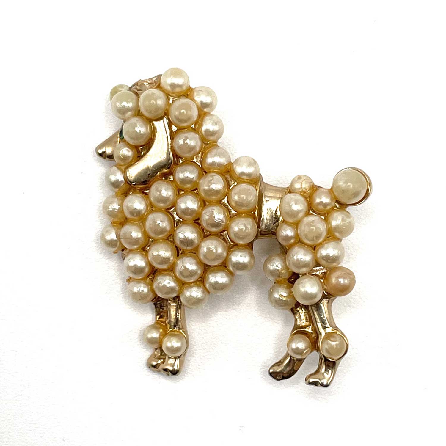 Ernest Steiner poodle brooch