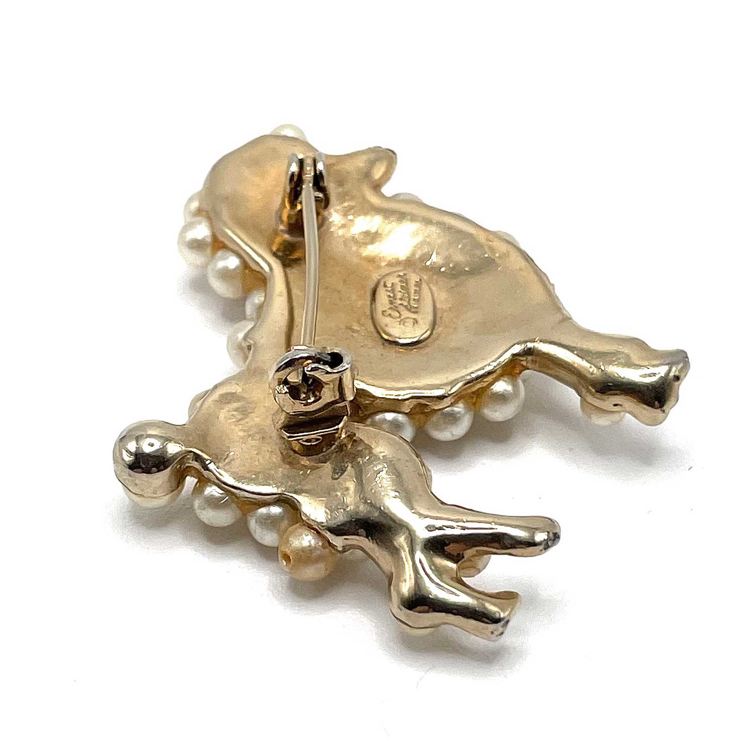 Ernest Steiner poodle brooch