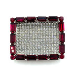 Kramer Art Deco rhinestone brooch