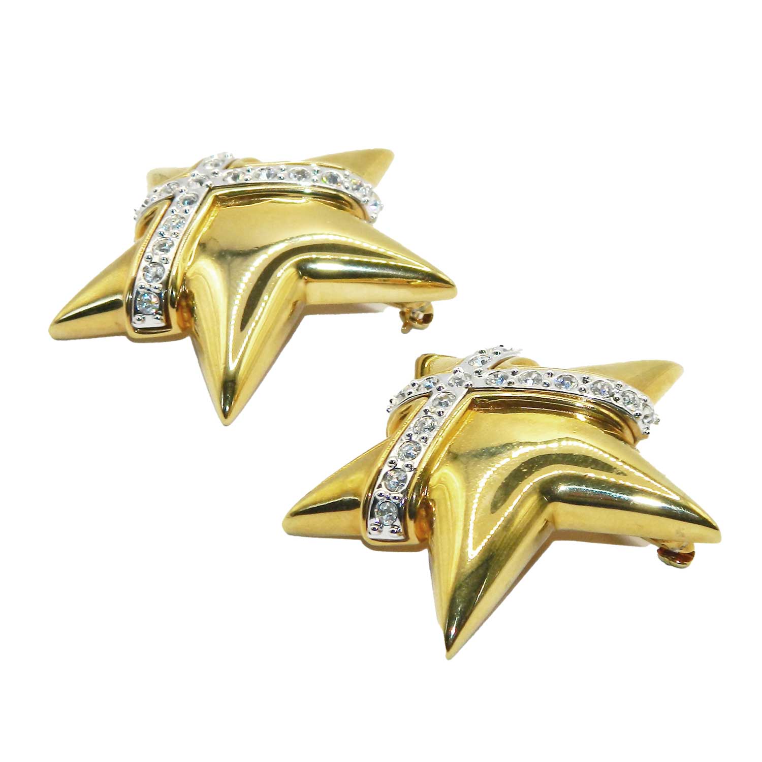Joan Rivers star brooch set