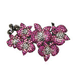 Nolan Miller rhinestone brooch