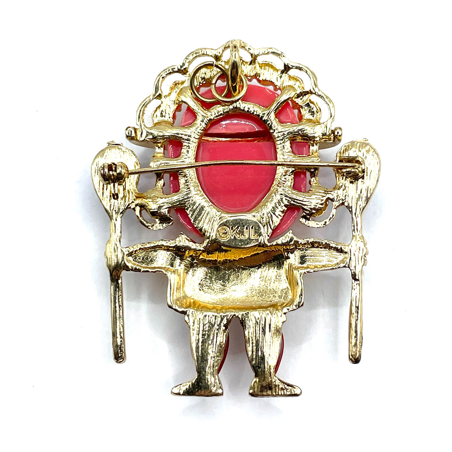 Kenneth J Lane brooch