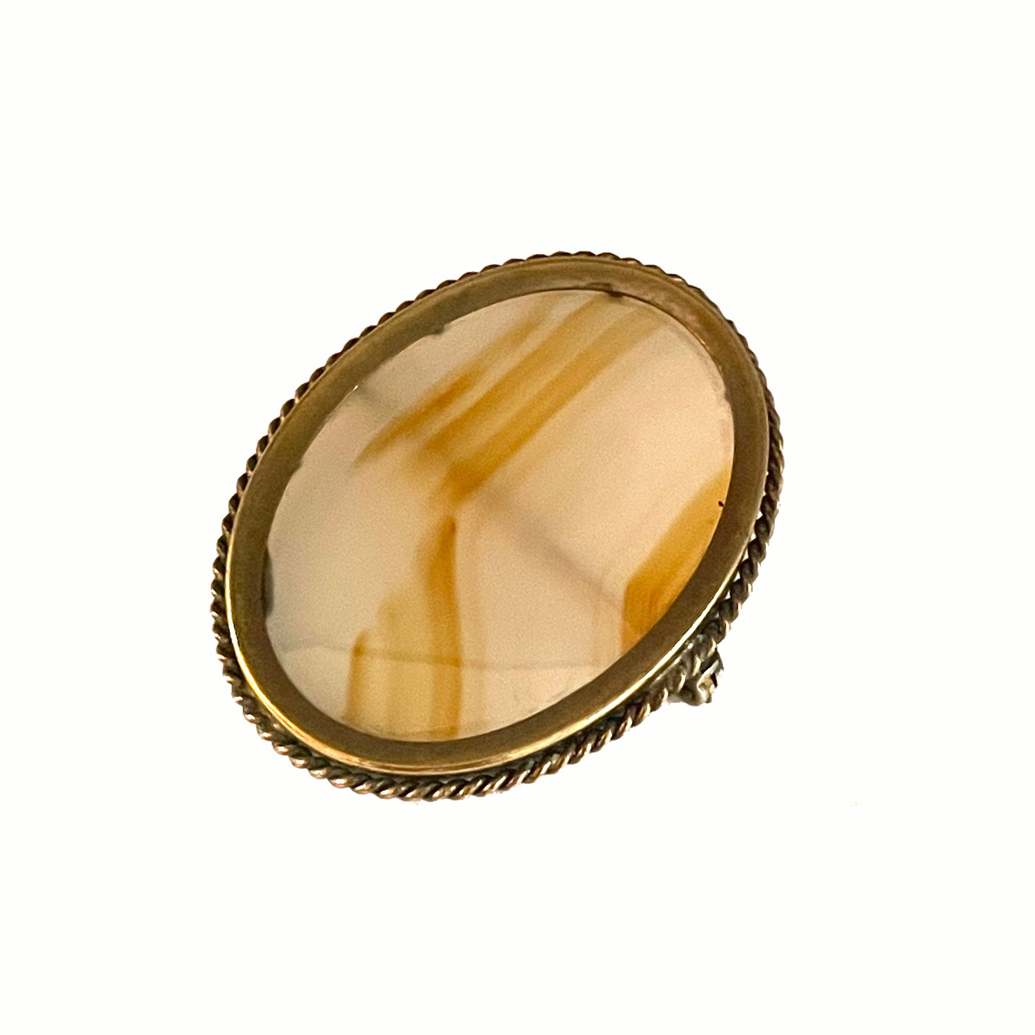 Antique agate brooch