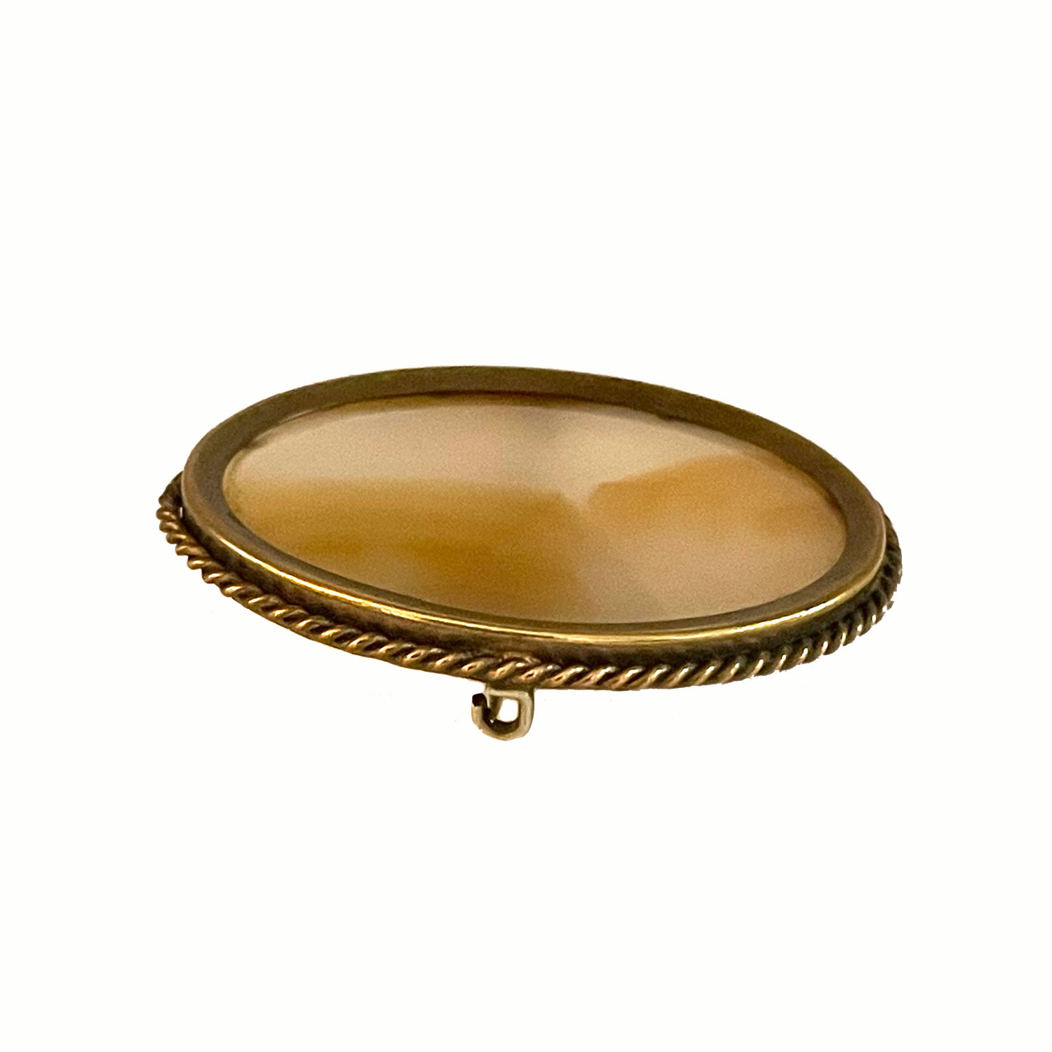 Antique agate brooch