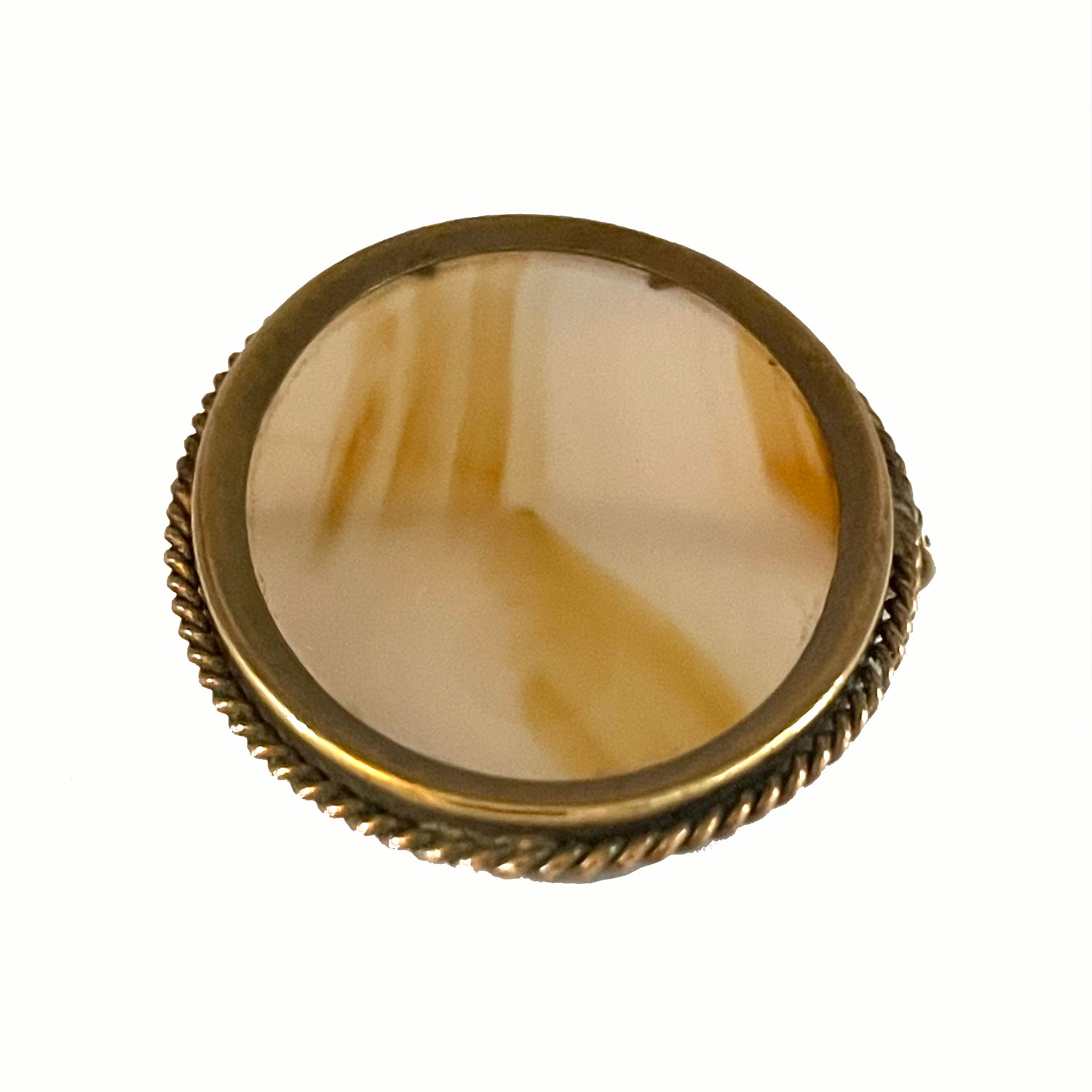 Antique agate brooch