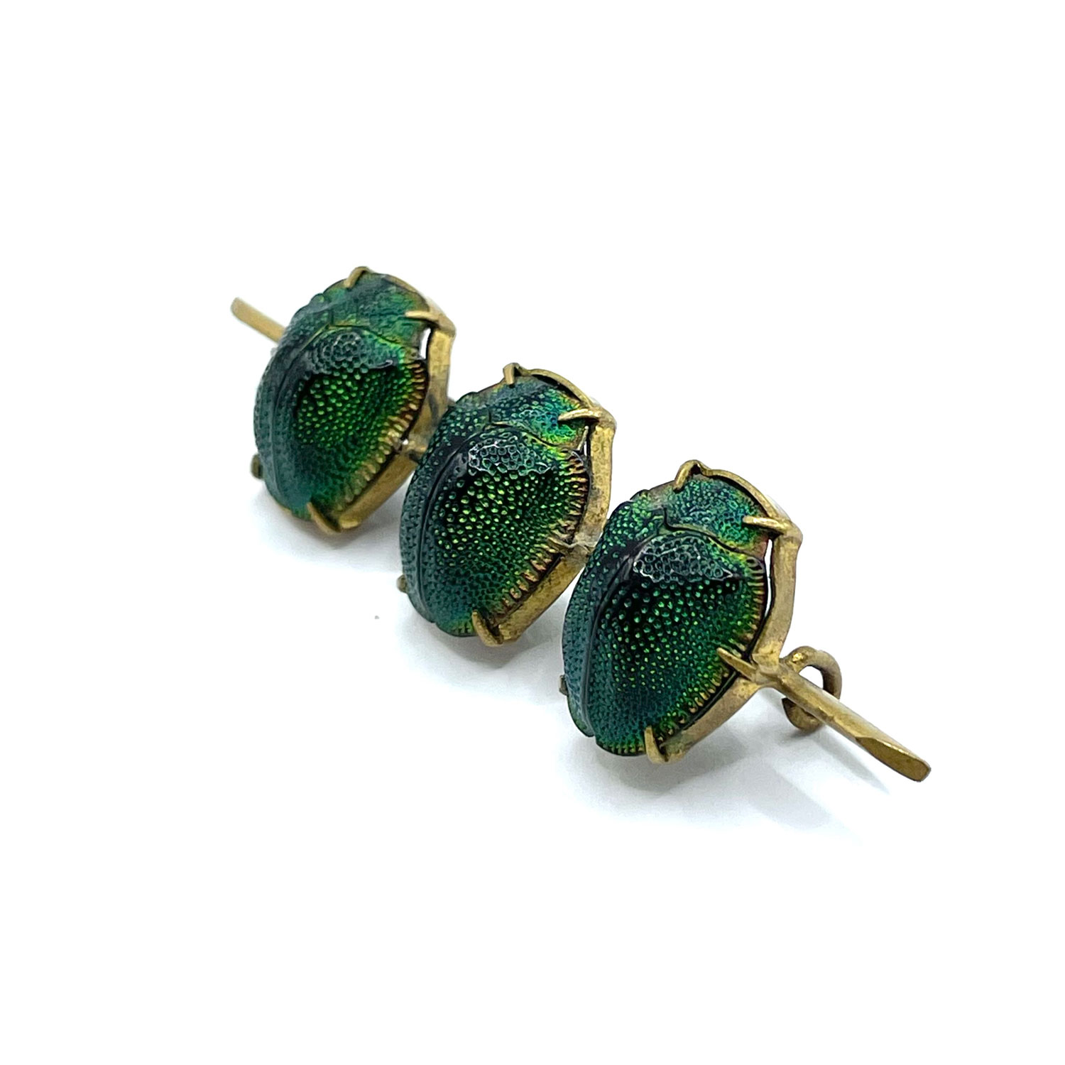 Antique scarab brooch