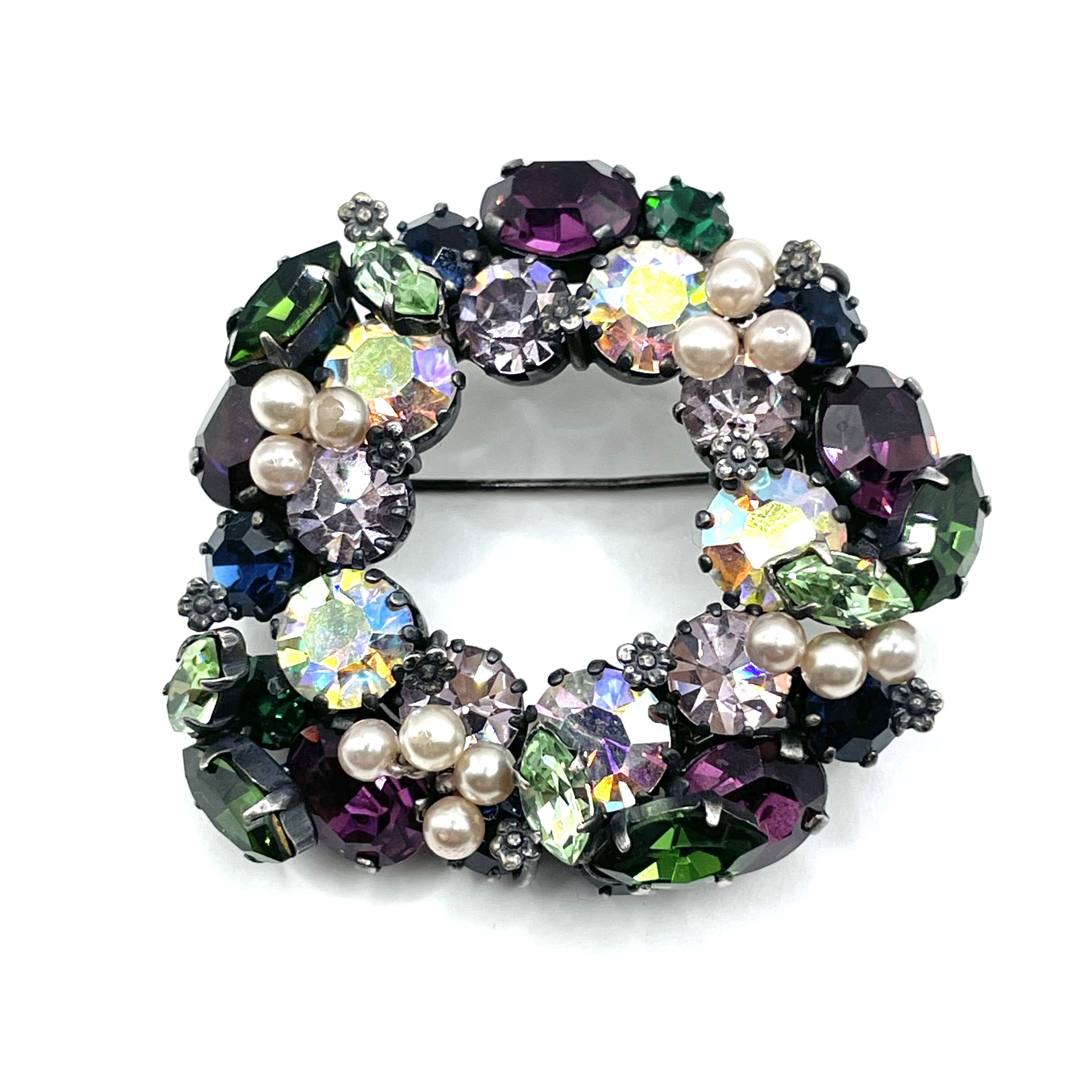 Austrian rhinestone brooch