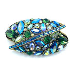 Hollycraft rhinestone brooch