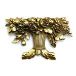 Flower bouquet brooch