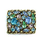 Barklay rhinestone brooch