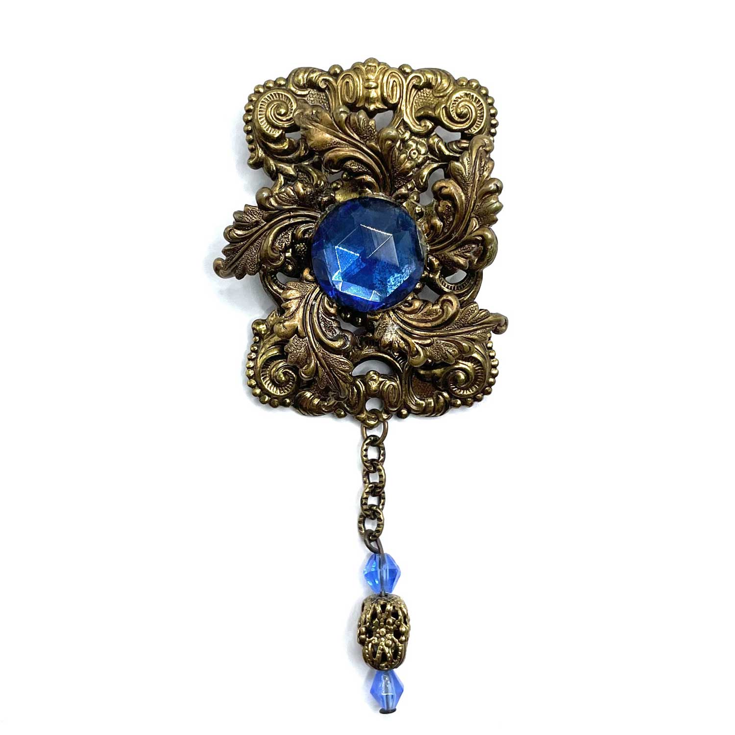 Vintage chatelaine style brooch
