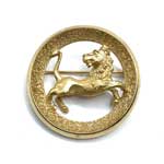 Leo lion brooch