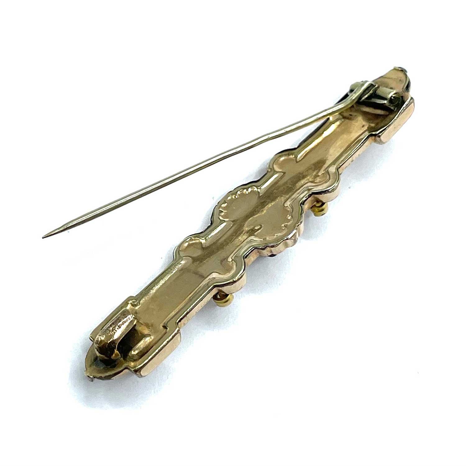 Victorian gold filled bar pin