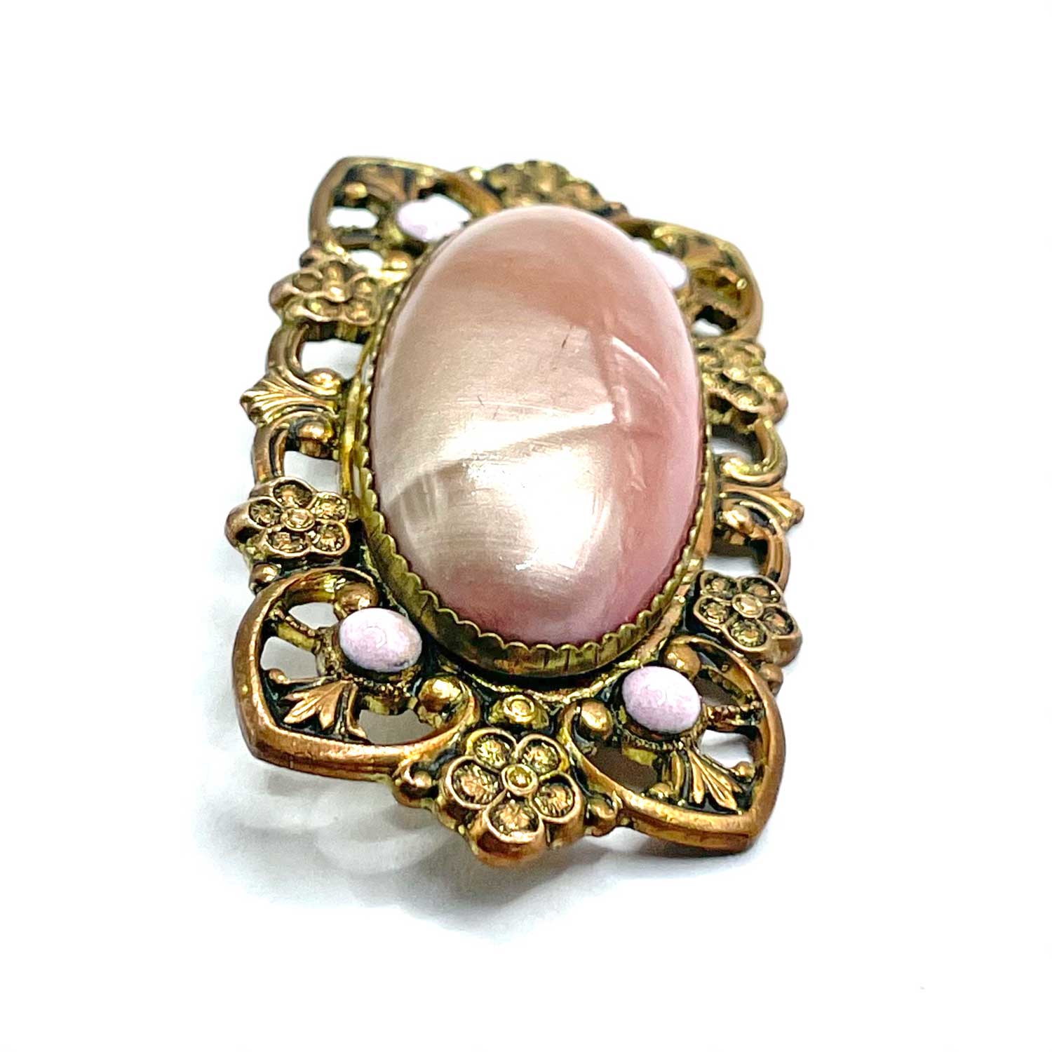 Antique celluloid broochAntique celluloid brooch