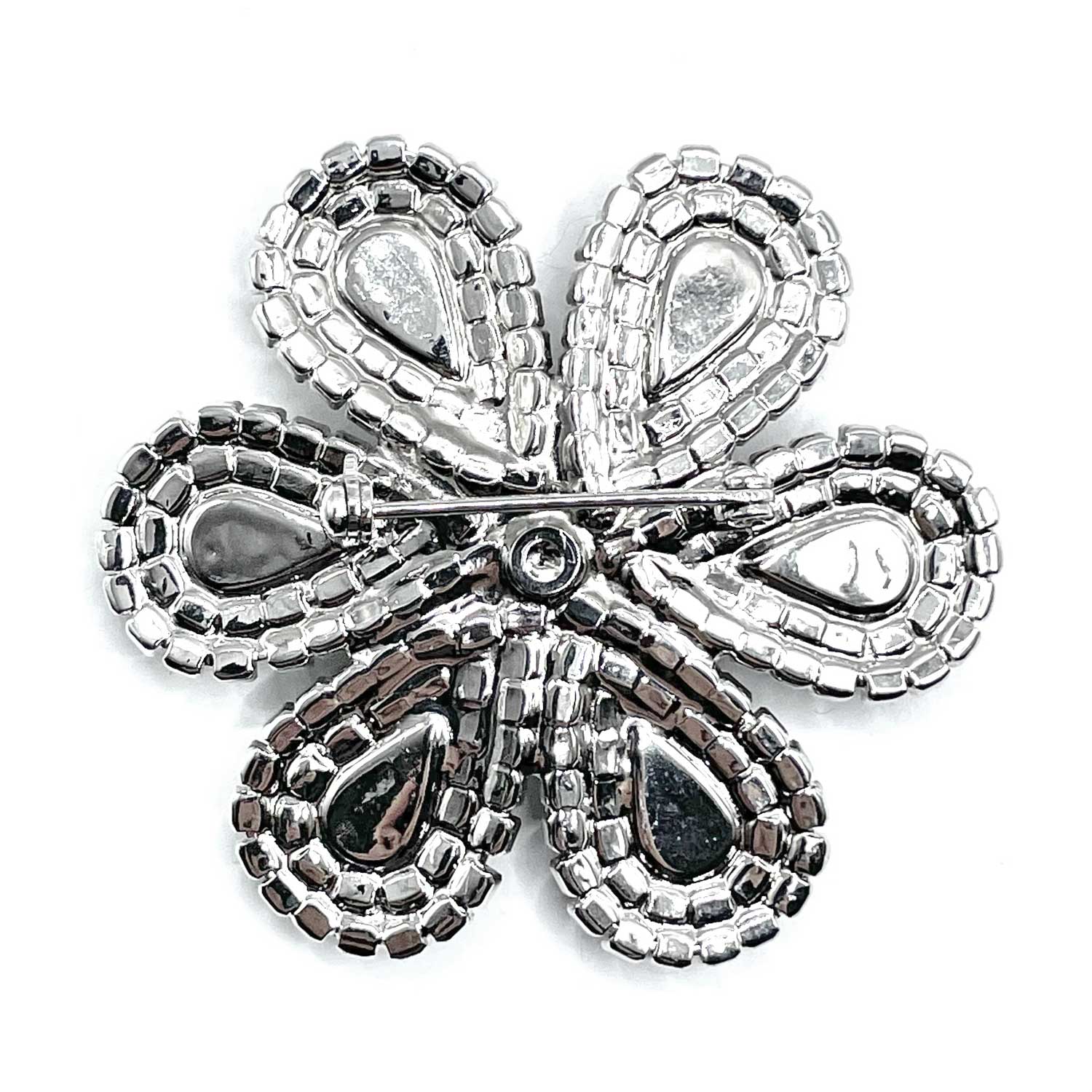 1950s rhinestone brooch