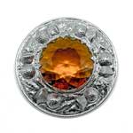 Scottish kilt pin rhinestone brooch
